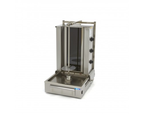 Kebaba grils - 3 degļi - 40 kg gaļas - elektriskais, Maxima, 09370245