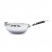 Wok panna - Ø36cm - Nerūsējošais tērauds - Indukcija, Maxima, 09371060
