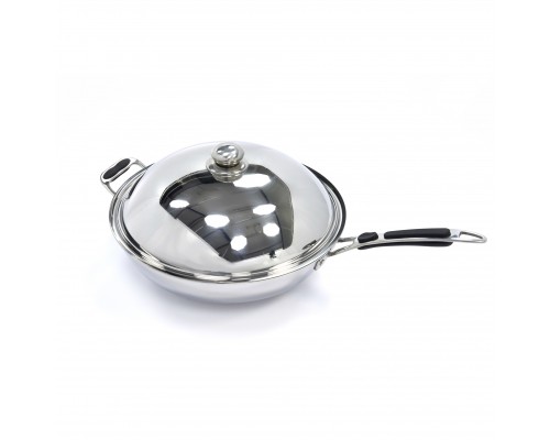 Wok panna - Ø36cm - Nerūsējošais tērauds - Indukcija, Maxima, 09371060, Wok plītis Pirkt Wok panna - Ø36cm - Nerūsējošais tērauds - Indukcija, Maxima, 09371060
