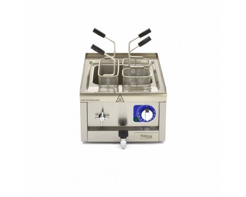 Komerciālā makaronu vārāmpanna - 15L - viengabala - 60cm dziļumā - elektriskā, Maxima, 09391660