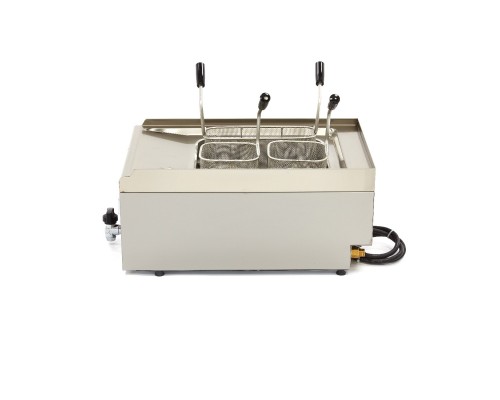 Komerciālā makaronu vārāmpanna - 15L - viengabala - 60cm dziļumā - elektriskā, Maxima, 09391660