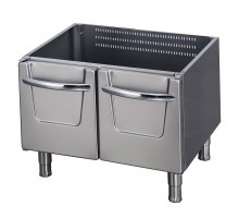 Lieljaudas statīvs - dubultā vienība - 70 cm dziļš - ar durvīm
