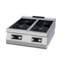 Indukcijas plīts Premium - 4 degļi - dubultā iekārta - 90 cm dziļumā - elektriskā