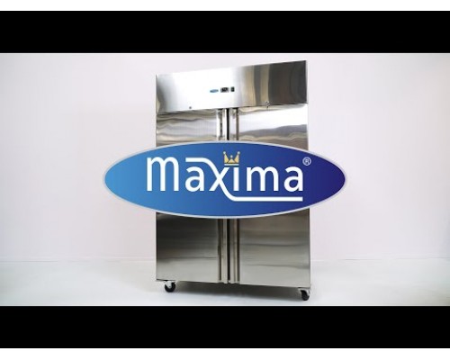 Ledusskapis - 1200 litri - 6 regulējami plaukti (2/1 GN) - uz riteņiem - nerūsējošais tērauds, Maxima, 09400010, Ledusskapji un aukstuma skapji Pirkt Ledusskapis - 1200 litri - 6 regulējami plaukti (2/1 GN) - uz riteņiem - nerūsējošais tērauds, Maxima, 09400010