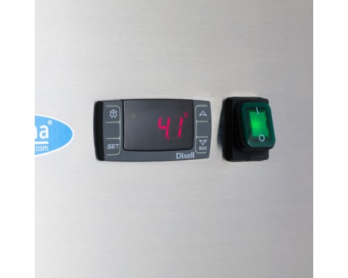 Ledusskapis - 1200 litri - 6 regulējami plaukti (2/1 GN) - uz riteņiem - nerūsējošais tērauds, Maxima, 09400010, Ledusskapji un aukstuma skapji Pirkt Ledusskapis - 1200 litri - 6 regulējami plaukti (2/1 GN) - uz riteņiem - nerūsējošais tērauds, Maxima, 09400010