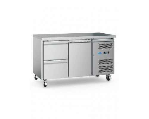 Skaļruņa ledusskapis - 136cm - 2 durvis, Maxima, 09400400