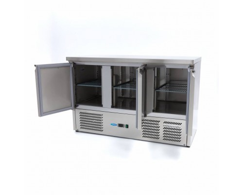 Skaitītājs ledusskapis - 137cm - 3 durvis, Maxima, 09400435, Aukstuma galds (letes tipa ledusskapis) Pirkt Skaitītājs ledusskapis - 137cm - 3 durvis, Maxima, 09400435
