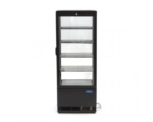 Attēla ledusskapis - 98L - 43 cm - melns, Maxima, 09400811, Atdzesēta vitrīna Pirkt Attēla ledusskapis - 98L - 43 cm - melns, Maxima, 09400811