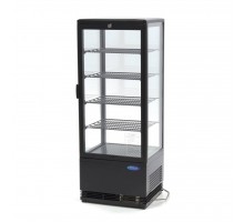 Attēla ledusskapis - 98L - 43 cm - melns