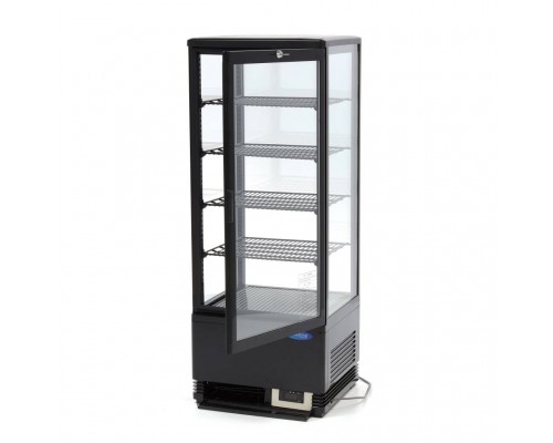 Attēla ledusskapis - 98L - 43 cm - melns, Maxima, 09400811, Atdzesēta vitrīna Pirkt Attēla ledusskapis - 98L - 43 cm - melns, Maxima, 09400811