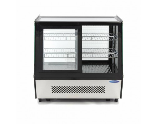 Display Fridge - 125L - 71cm - Front and Rear Sliding Doors, Maxima, 09400847, Showcase for Pastry Buy Display Fridge - 125L - 71cm - Front and Rear Sliding Doors, Maxima, 09400847