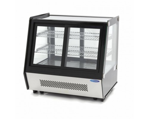 Display Fridge - 125L - 71cm - Front and Rear Sliding Doors, Maxima, 09400847, Showcase for Pastry Buy Display Fridge - 125L - 71cm - Front and Rear Sliding Doors, Maxima, 09400847