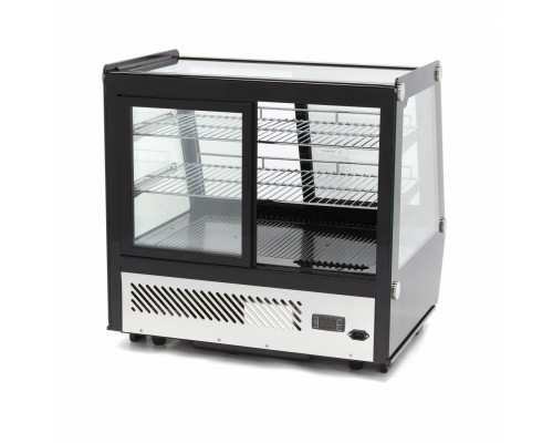 Display Fridge - 125L - 71cm - Front and Rear Sliding Doors, Maxima, 09400847, Showcase for Pastry Buy Display Fridge - 125L - 71cm - Front and Rear Sliding Doors, Maxima, 09400847