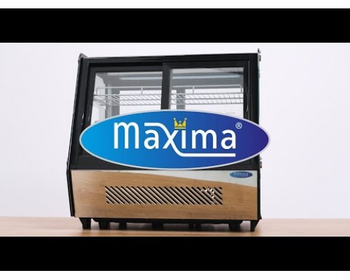 Display Fridge - 125L - 71cm - Front and Rear Sliding Doors, Maxima, 09400847, Showcase for Pastry Buy Display Fridge - 125L - 71cm - Front and Rear Sliding Doors, Maxima, 09400847