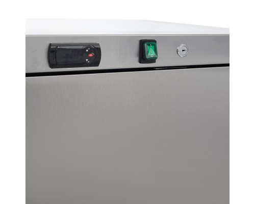 Ledusskapis - 400L - 4 regulējami plaukti - nerūsējošais tērauds, Maxima, 09405016, Ledusskapji un aukstuma skapji Pirkt Ledusskapis - 400L - 4 regulējami plaukti - nerūsējošais tērauds, Maxima, 09405016