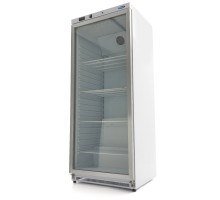 Ledusskapis - 600L - balts - ar stikla durvīm