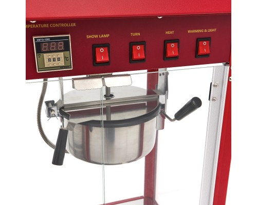 Popkorna aparāts - 150gr - ar sildīšanas vitrīnu, Maxima, 09506006, Popkorna iekārta Pirkt Popkorna aparāts - 150gr - ar sildīšanas vitrīnu, Maxima, 09506006