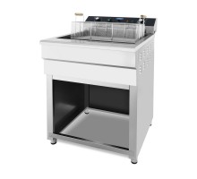 Fritēze - 45L - 1 grozs - ar iztukšošanas krānu - 400V