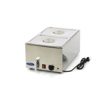Bain Marie - with Tap - incl 2 x 1/2 GN Set - Electric