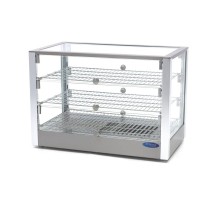 Подогреваемая витрина для продуктов - 115 л - 70 см - 3 полки