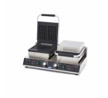 Vafeļu pagatavošanas ierīce - 4 gabali - kvadrātveida - dubultā