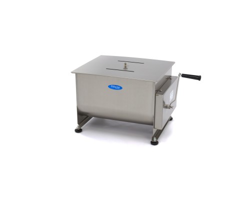 Gaļas maisītājs - 40L - 35kg gaļas - dubultā ass - manuāls, Maxima, 09368001