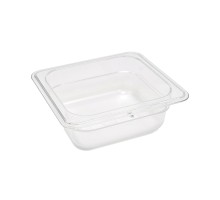Gastronorm konteiners - 1/6 GN - 6,5 cm dziļš - polikarbonāts