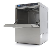 Stikla mazgājamā mašīna - 35 x 35 cm - ar iztukšošanas sistēmu, skalošanas palīglīdzekli un ziepju sūkni