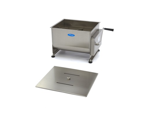 Gaļas maisītājs - 40L - 35kg gaļas - dubultā ass - manuāls, Maxima, 09368001