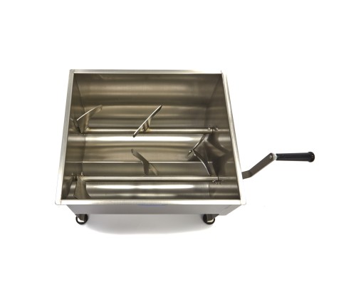Gaļas maisītājs - 40L - 35kg gaļas - dubultā ass - manuāls, Maxima, 09368001