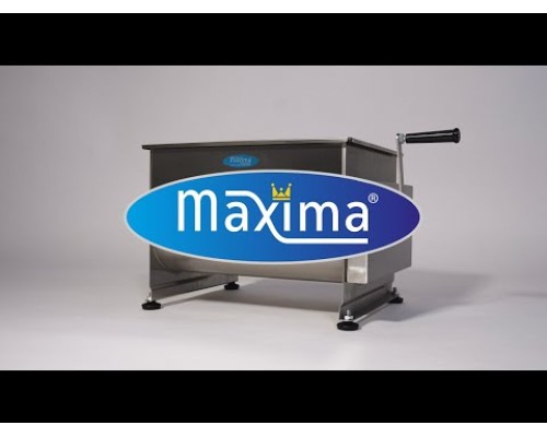Gaļas maisītājs - 40L - 35kg gaļas - dubultā ass - manuāls, Maxima, 09368001