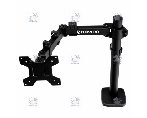 Uchwyt do monitora FURVERO HK004 1 x ramię, wysięgnik, czarny N