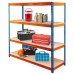 Metāla noliktavas plaukts PRO MAx 1800x600x1800 mm
