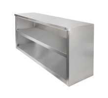 Atvērta piekārta nerūsējošā tērauda skapis S-120 cm G-40 cm H-60 cm N