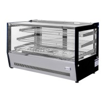 Regulējama apsildes vitrīna ELSA MINI S120H S-120 cm G-53 cm H-69 cm inox N