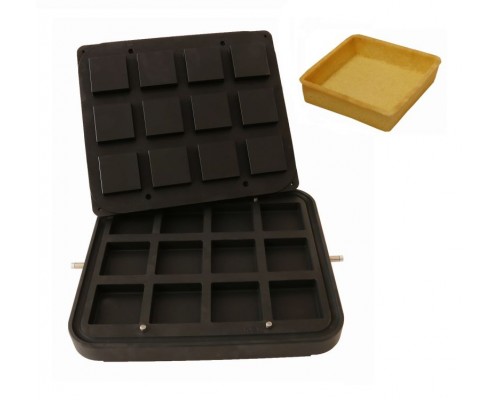 Neumärker Square Interchangeable Plates for Tartlet Basic Machine, Equipment for Tartlet Production Buy Neumärker Square Interchangeable Plates for Tartlet Basic Machine