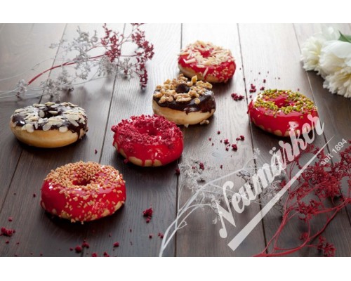 Neumärker Donut Maker Thermocook® ar Dony Donut maināmām plāksnēm, Iekārtas donutu un pončiku ražošanai Pirkt Neumärker Donut Maker Thermocook® ar Dony Donut maināmām plāksnēm