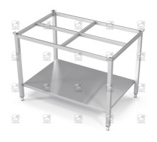 Cutting board table with reinforced shelf 1800×900×900