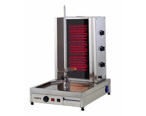 Electric kebab / gyros grill model ED3

Elektriskais kebabs / gyros grils modeļa ED3, SARO, 126-1800