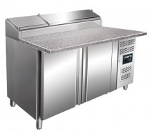 gatavošanas galds, granīta darbvirsmas apstrādes virsma - 1/3 GN modelis SH 1500