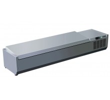 atdzesētais galda izvēles ierīce ar vāku - 1/3 modeļa VRX 1400 nerūsējošais tērauds