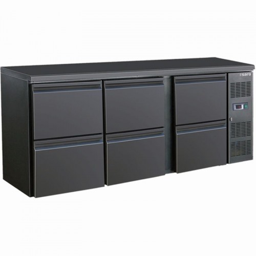 Барный холодильник с 3 X 2 ящиками, модель Bc 3100-S6