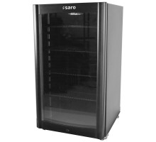 Dzērienu ledusskapis, melns, modelis Dk 90