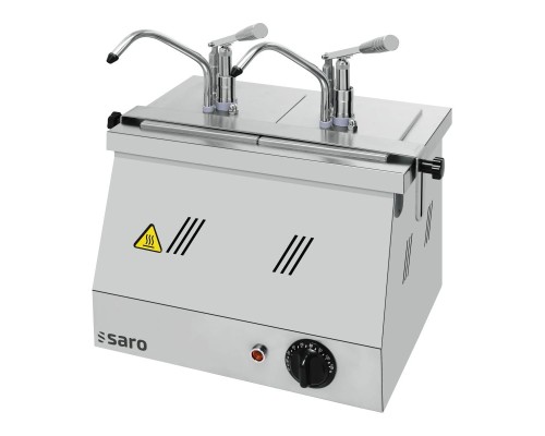 Bainmarie 2 x 1/4 un 2 x 1/6 ar pumpas galvu modelis BM-0216, SARO, 421-2505