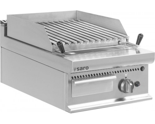 Gāzes lavas akmeņu grille galda modeļa E7/BS1BB, SARO, 423-1260