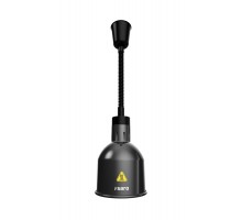Bufetes siltuma lampa Modelis Caurus Black
