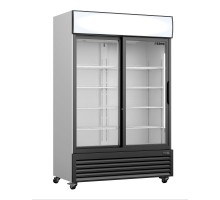 Холодильник SARO, раздвижная стеклянная дверь + козырек, GTK 700 SD