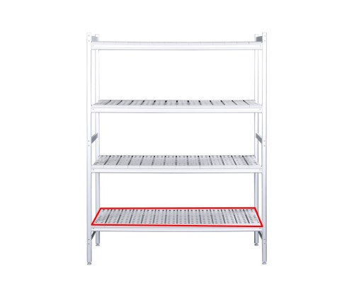 Alumīnija plaukts ar plastmasas režģiem 475X1330Mm, SARO, 480-1120, Pirkt Alumīnija plaukts ar plastmasas režģiem 475X1330Mm, SARO, 480-1120