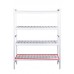 Alumīnija plaukts ar plastmasas režģiem 475X1330Mm, SARO, 480-1120