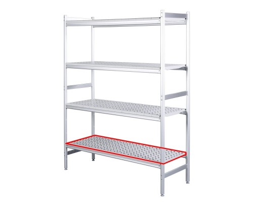 Alumīnija plaukts ar plastmasas režģiem 475X1330Mm, SARO, 480-1120, Pirkt Alumīnija plaukts ar plastmasas režģiem 475X1330Mm, SARO, 480-1120